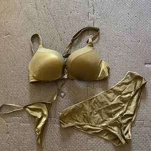 Victoria’s Secret racer back push up bra set